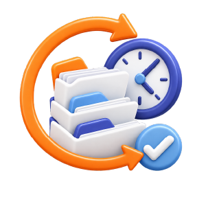 Dental accounts receivable follow-up icon